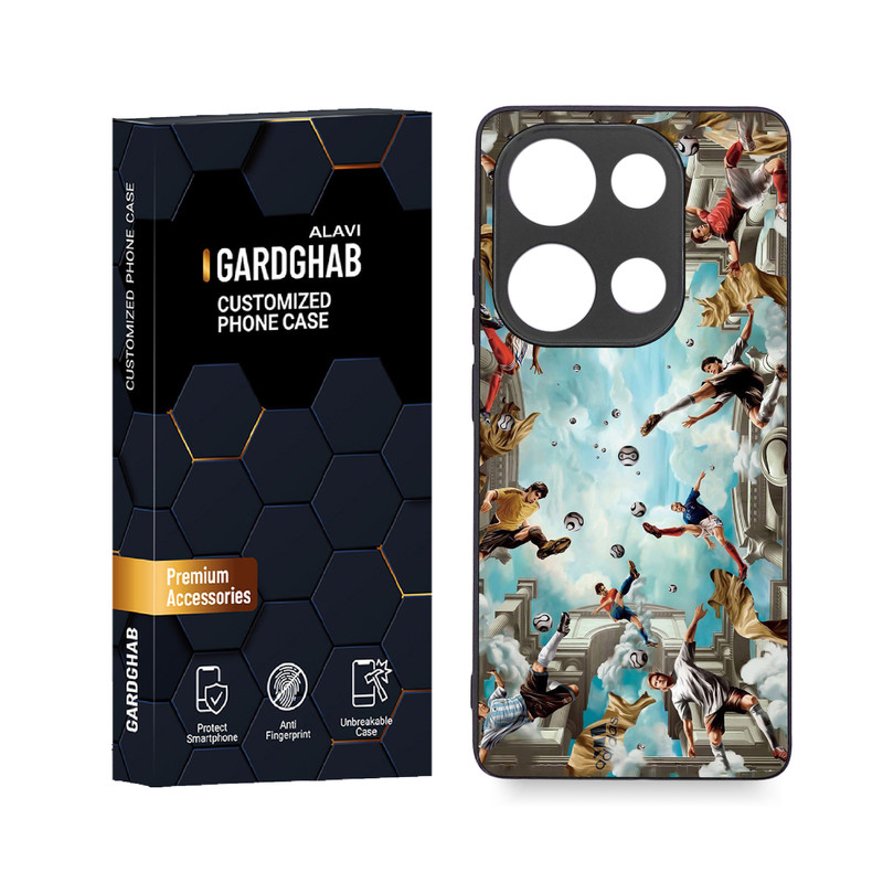 کاور گارد قاب علوی مدل دور ژله ای مناسب برای گوشی موبایل شیائومی Poco M6 Pro