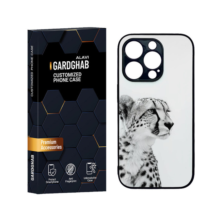 کاور گارد قاب علوی مدل دورژله ای حیوانات مناسب برای گوشی موبایل اپل iPhone 14 Pro Max