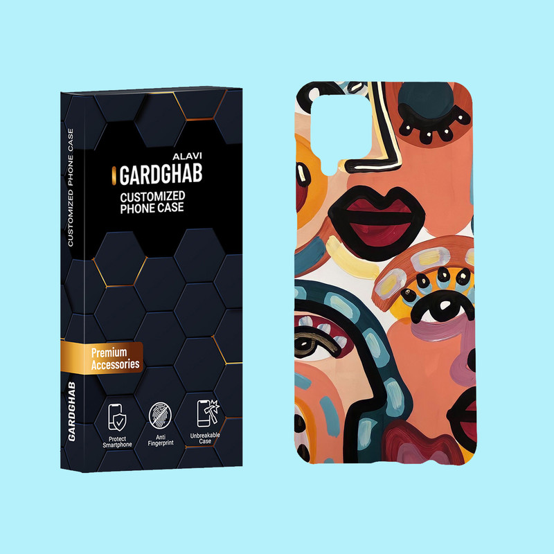 کاور گارد قاب علوی مدل هنری مناسب برای گوشی موبایل سامسونگ Galaxy A12