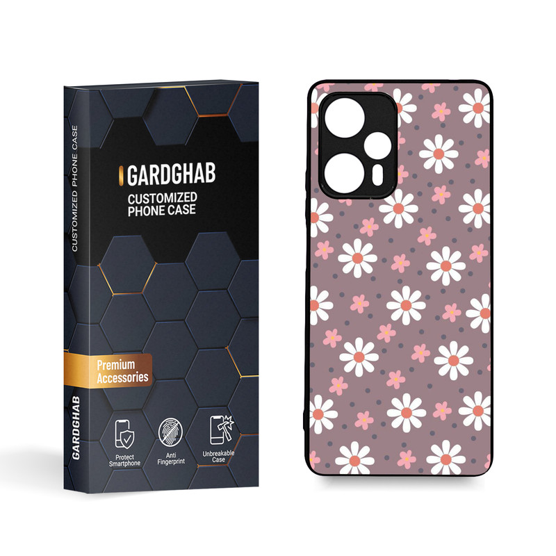 کاور گارد قاب مدل گل مناسب برای گوشی موبایل شیائومی Redmi note 12 Turbo/Poco F5