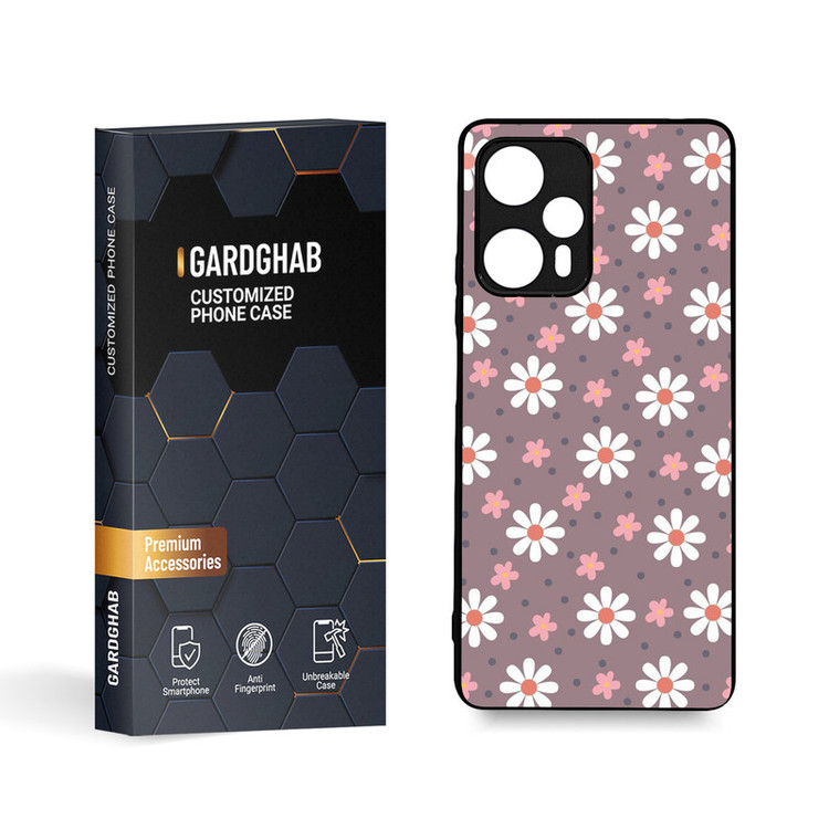 کاور گارد قاب مدل گل مناسب برای گوشی موبایل شیائومی Redmi note 12 Turbo/Poco F5