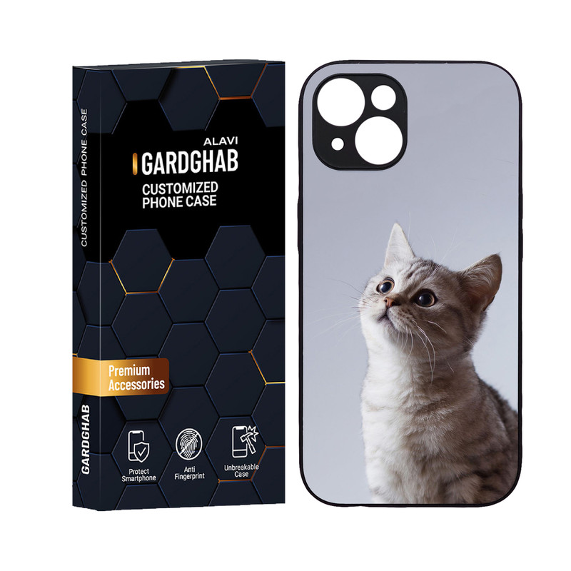کاور گارد قاب علوی مدل دورژله ای حیوانات مناسب برای گوشی موبایل اپل iPhone 14