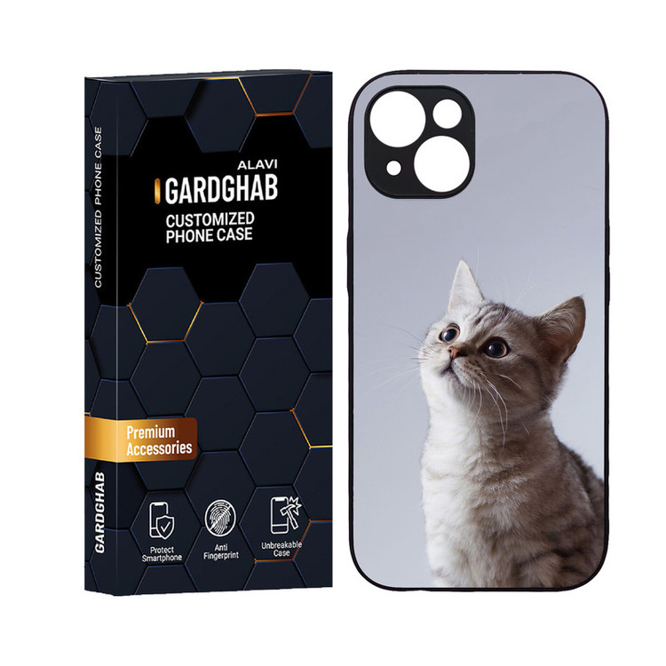 کاور گارد قاب علوی مدل دورژله ای حیوانات مناسب برای گوشی موبایل اپل iPhone 14