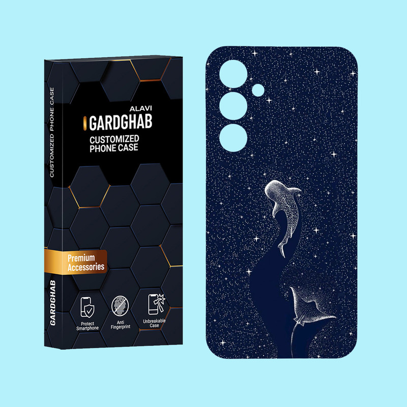 کاور گارد قاب علوی مدل هنری مناسب برای گوشی موبایل سامسونگ Galaxy A55