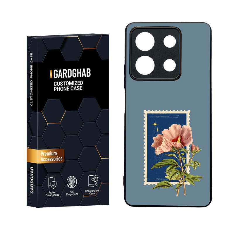 کاور گارد قاب مدل دورژله ای پشت گلس دخترانه مناسب برای گوشی موبایل شیائومی Redmi Note 13 5G