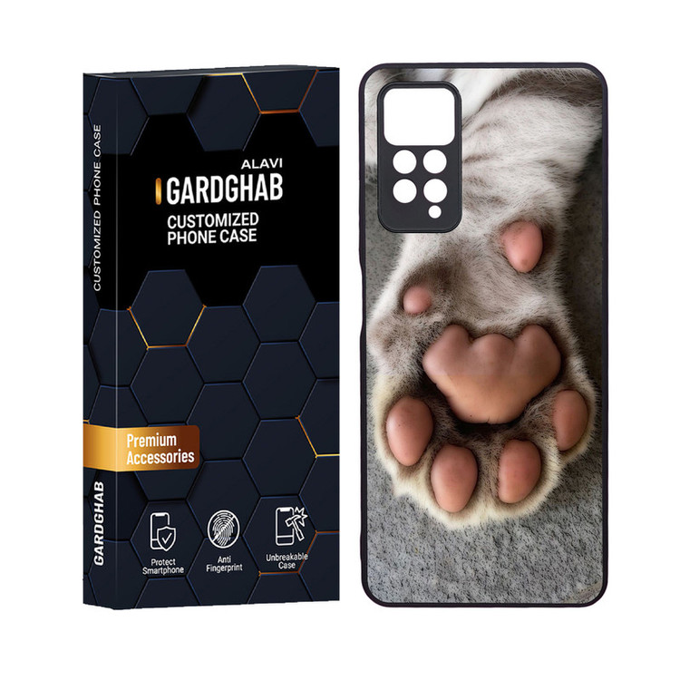 کاور گارد قاب علوی مدل دورژله ای هنری مناسب برای گوشی موبایل شیائومی Redmi Note 12 Pro 4G