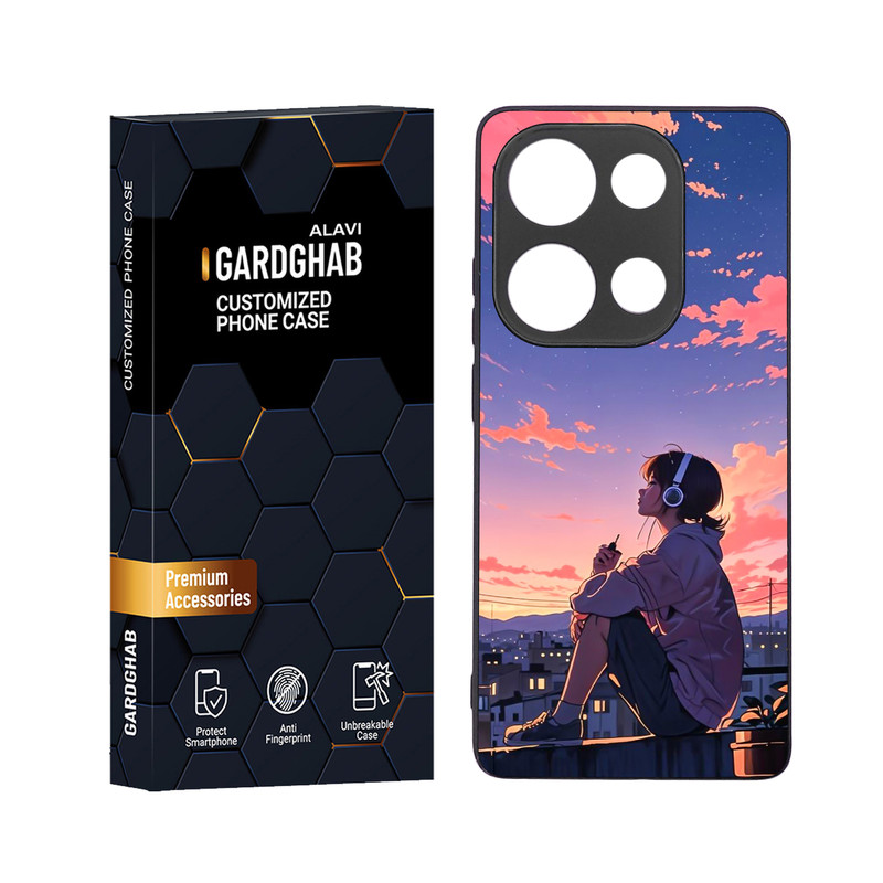 کاور گارد قاب علوی مدل دور ژله ای مناسب برای گوشی موبایل شیائومی Poco M6 Pro 4G