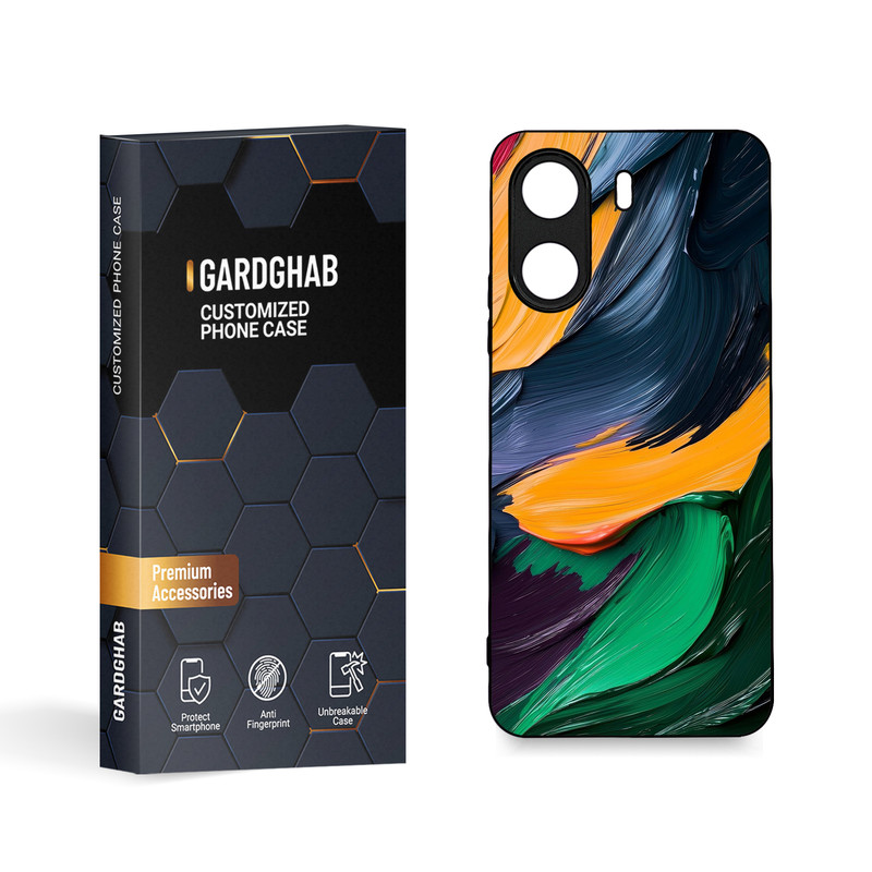 کاور گارد قاب مدل دورژله ای ساده مناسب برای گوشی موبایل شیائومی  Poco C65 / Redmi 13c
