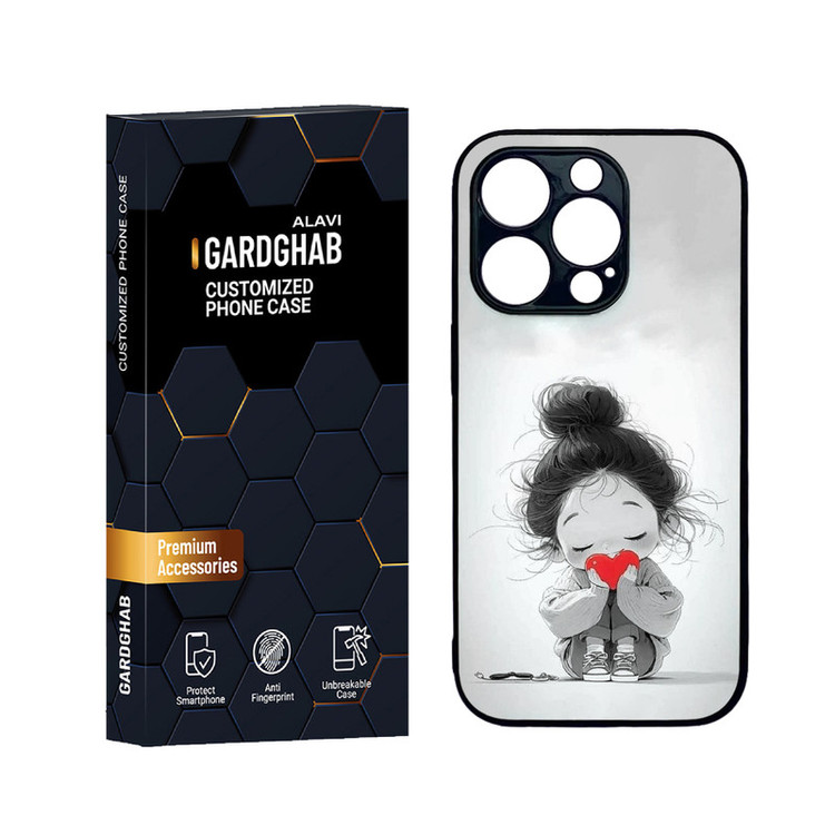 کاور گارد قاب علوی مدل دورژله ای فانتزی مناسب برای گوشی موبایل اپل iPhone 14 Pro Max
