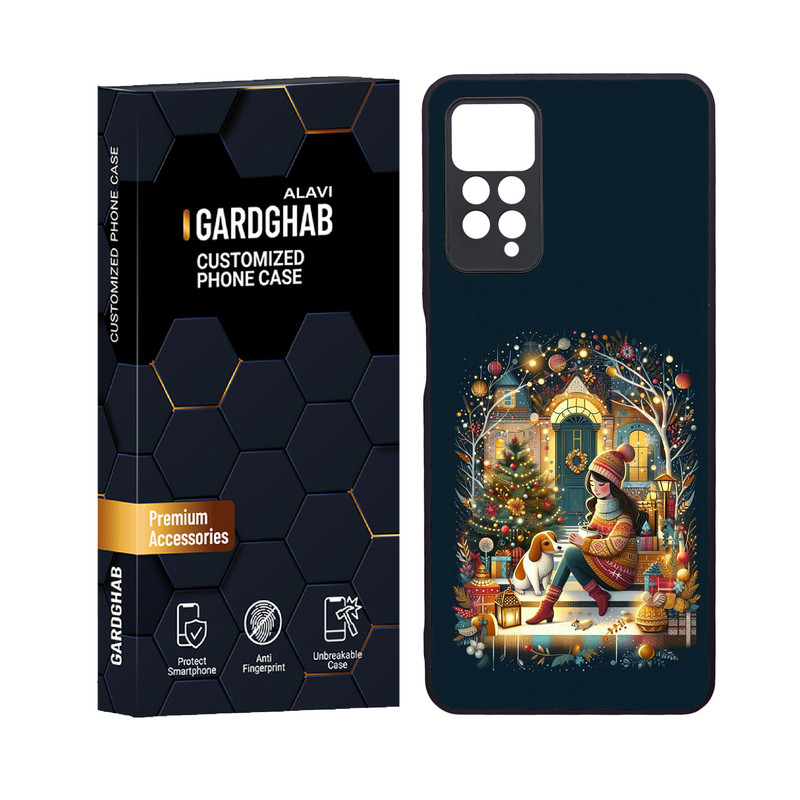 کاور گارد قاب علوی مدل دورژله ای هنری مناسب برای گوشی موبایل شیائومی Redmi Note 12 Pro 4G