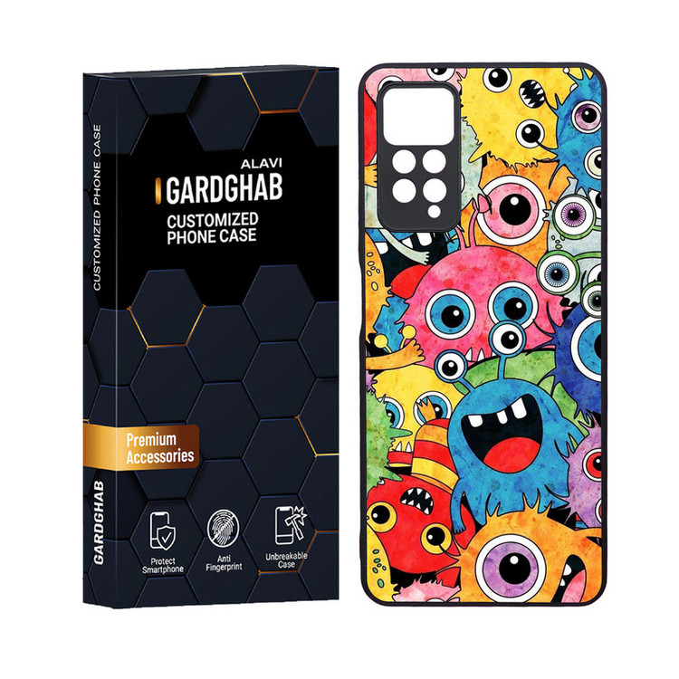 کاور گارد قاب علوی مدل دورژله ای کارتنی و انیمه مناسب برای گوشی موبایل شیائومی Redmi Note 12 Pro 4G