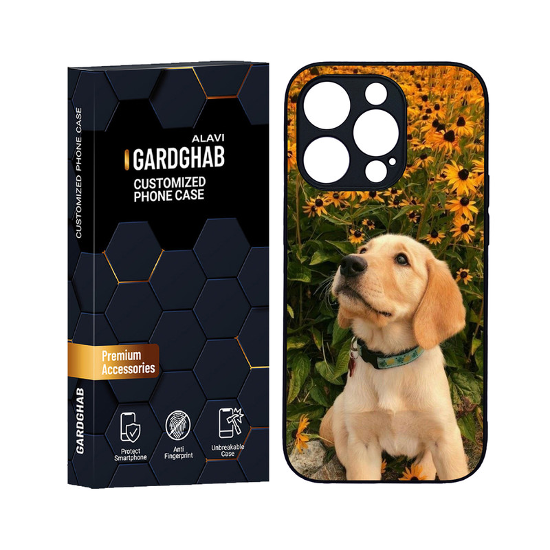 کاور گارد قاب علوی مدل دورژله ای حیوانات مناسب برای گوشی موبایل اپل iPhone 14 Pro