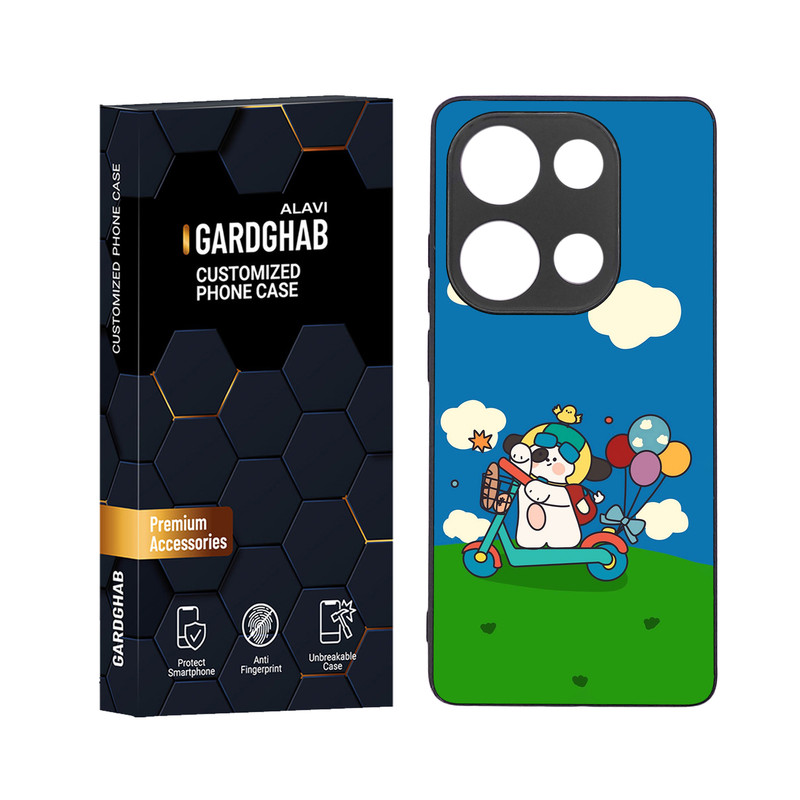کاور گارد قاب علوی مدل دور ژله ای مناسب برای گوشی موبایل شیائومی Poco M6 Pro 4G