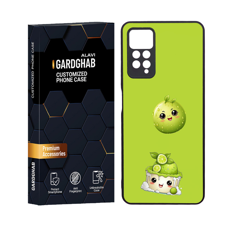 کاور گارد قاب علوی مدل دورژله ای کارتنی و انیمه مناسب برای گوشی موبایل شیائومی Redmi Note 12 Pro 4G