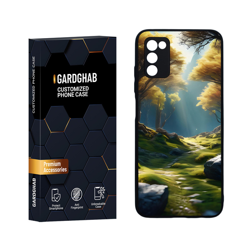 کاور گارد قاب مدل هنری مناسب برای گوشی موبایل سامسونگ Galaxy A03s