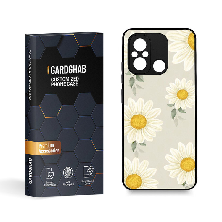 کاور گارد قاب مدل گل مناسب برای گوشی موبایل شیائومی Poco C55
