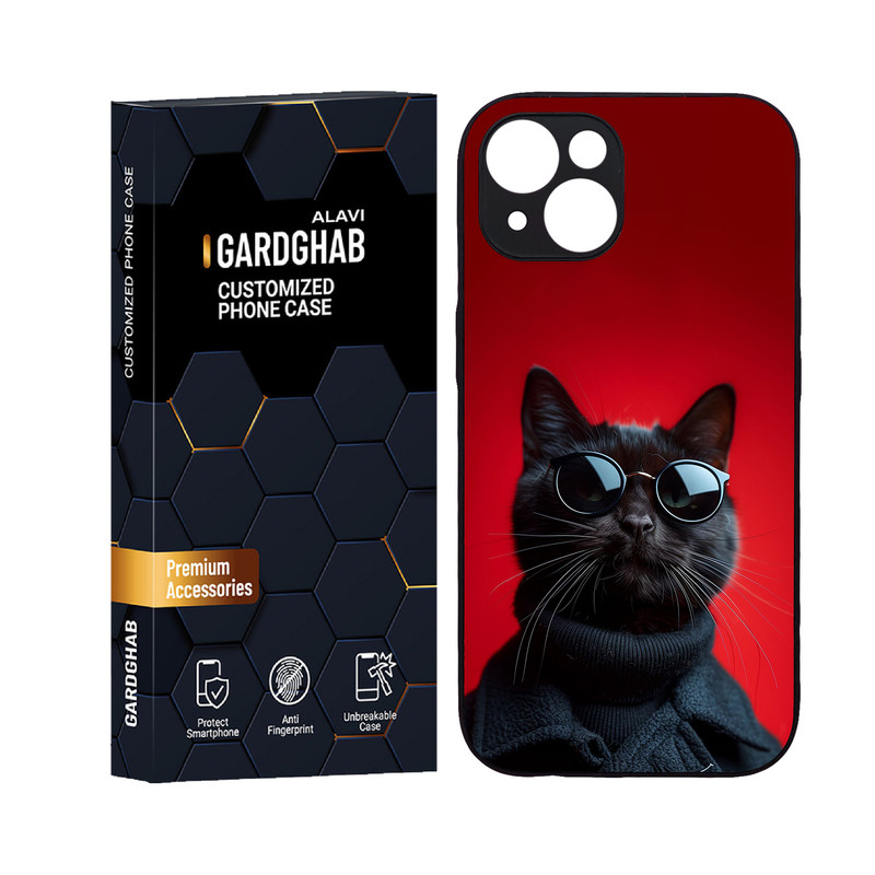 کاور گارد قاب علوی مدل دورژله ای کارتنی و انیمه مناسب برای گوشی موبایل اپل iPhone 14