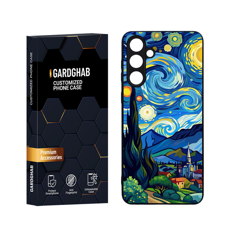 کاور گارد قاب مدل هنری مناسب برای گوشی موبایل سامسونگ Galaxy M55 5G
