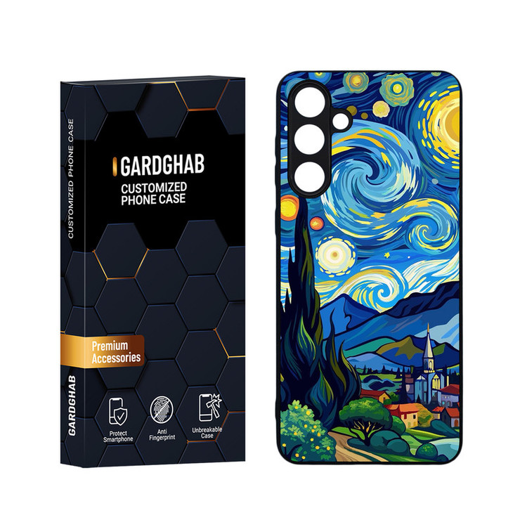 کاور گارد قاب مدل هنری مناسب برای گوشی موبایل سامسونگ Galaxy M55 5G