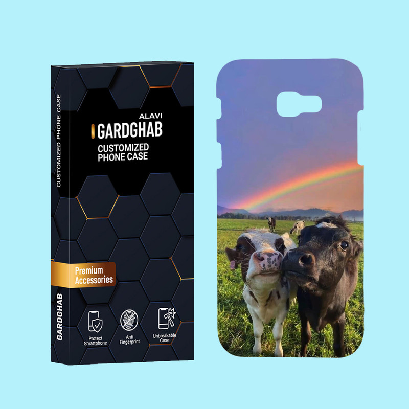 کاور گارد قاب علوی مدل حیوانات مناسب برای گوشی موبایل سامسونگ Galaxy A7 2017 / A720
