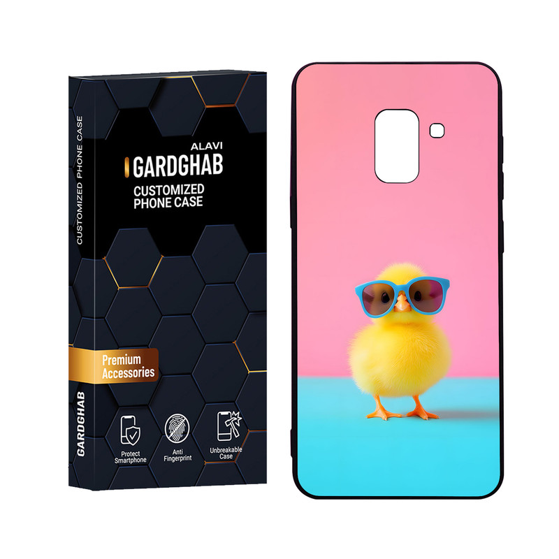 کاور گارد قاب علوی مدل Glass مناسب برای گوشی موبایل سامسونگ Galaxy A8 2018