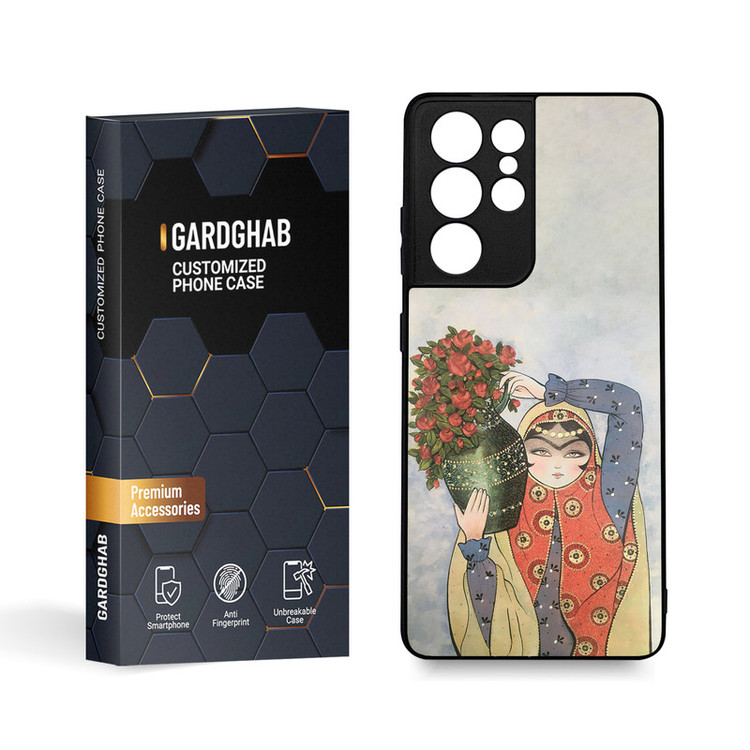 کاور گارد قاب مدل دخترانه مناسب برای گوشی موبایل سامسونگ Galaxy S21 Ultra / S30 Ultra
