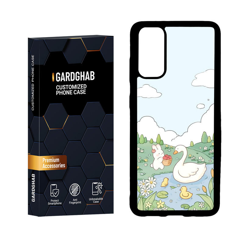 کاور گارد قاب مدل دور ژله ای فانتزی مناسب برای گوشی موبایل سامسونگ Galaxy S20