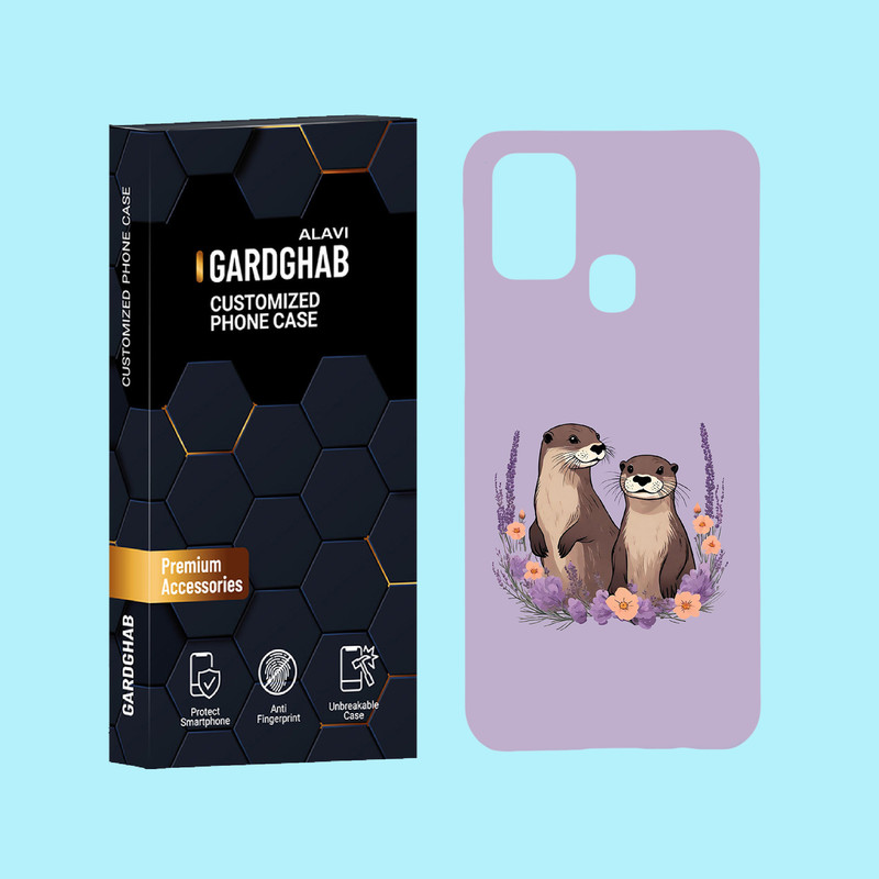 کاور گارد قاب علوی مدل حیوانات مناسب برای گوشی موبایل سامسونگ Galaxy M31