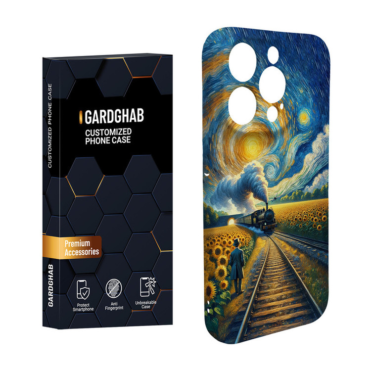 کاور گارد قاب مدل هنری مناسب برای گوشی موبایل اپل iPhone 15 Promax