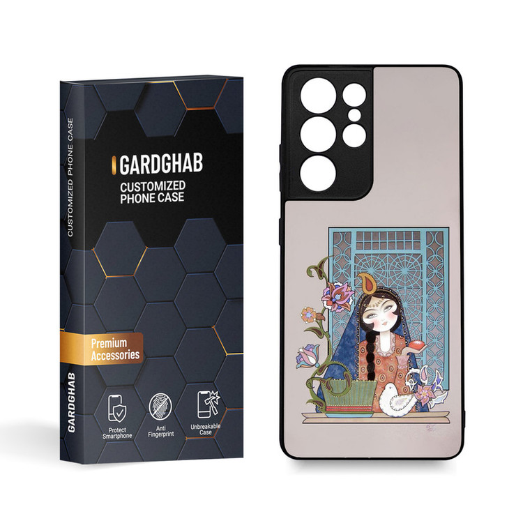 کاور گارد قاب مدل دخترانه مناسب برای گوشی موبایل Galaxy S21 Ultra