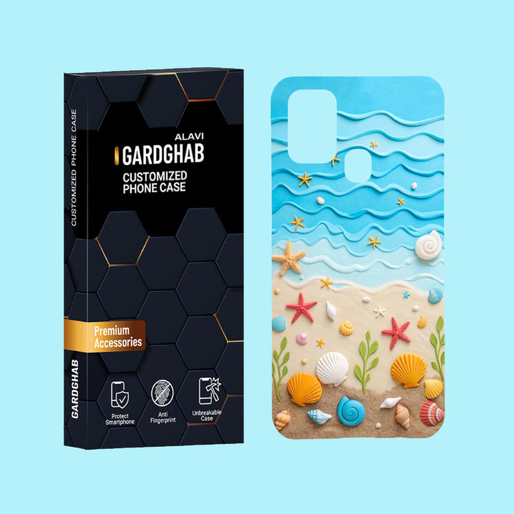 کاور گارد قاب علوی مدل هنری مناسب برای گوشی موبایل سامسونگ Galaxy M31