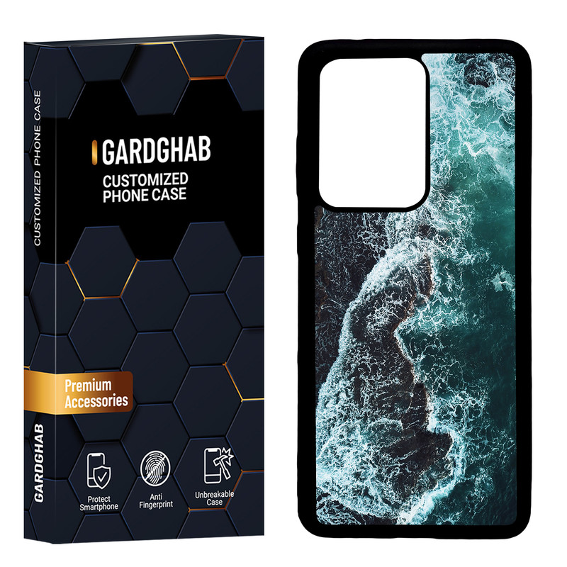 کاور گارد قاب مدل پشت گلس منظره و طبیعت مناسب برای گوشی موبایل سامسونگ  Galaxy S20 Ultra