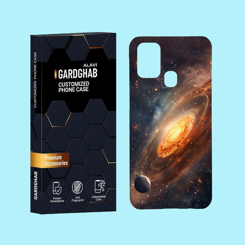 کاور گارد قاب علوی مدل کهکشان مناسب برای گوشی موبایل سامسونگ Galaxy M31