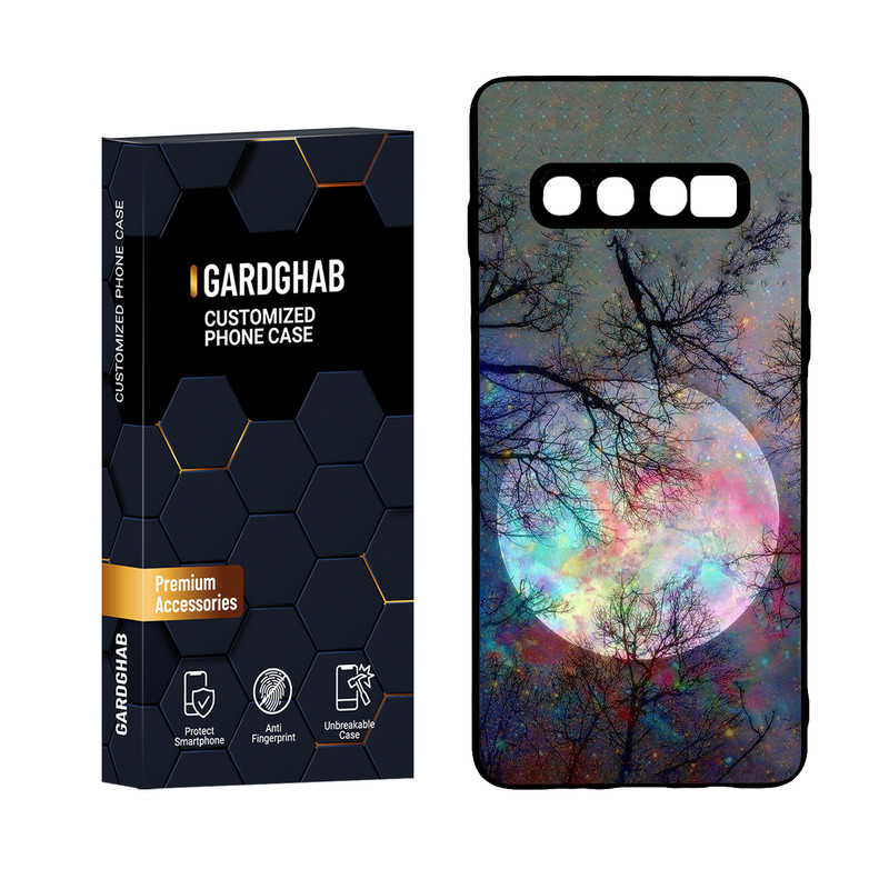 کاور گارد قاب مدل پشت گلس منظره و طبیعت مناسب برای گوشی موبایل سامسونگ Galaxy S10