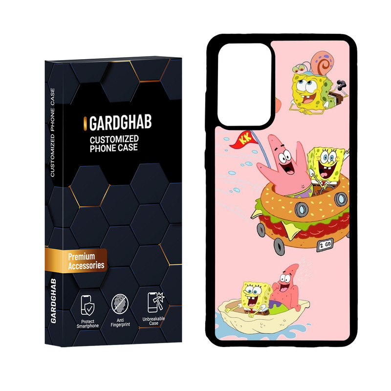 کاور گارد قاب مدل پشت گلس فانتزی مناسب برای گوشی موبایل سامسونگ Galaxy A72