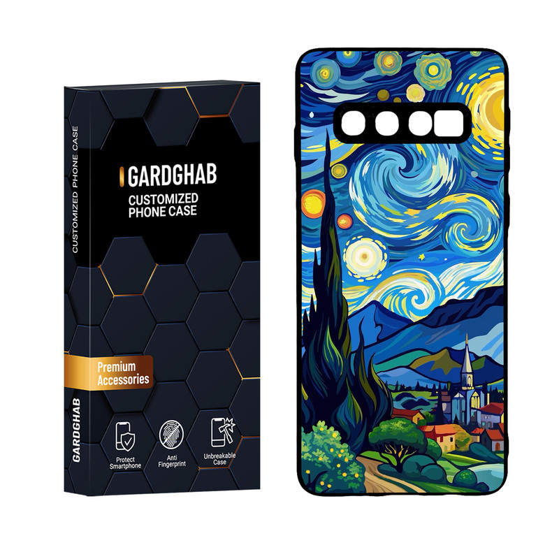 کاور گارد قاب مدل  هنری مناسب برای گوشی موبایل سامسونگ Galaxy S10