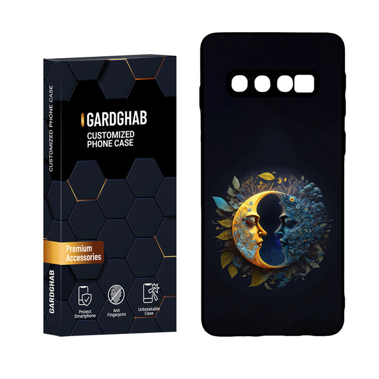 کاور گارد قاب مدل پشت گلس هنری مناسب برای گوشی موبایل سامسونگ Galaxy S10