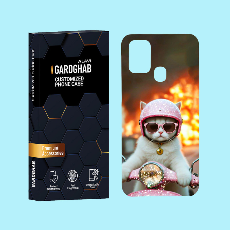 کاور گارد قاب علوی مدل حیوانات مناسب برای گوشی موبایل سامسونگ Galaxy M31