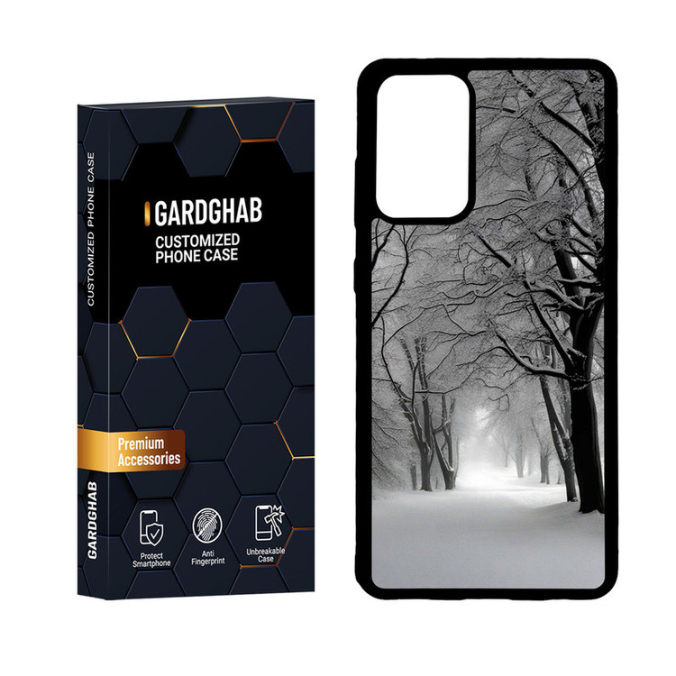 کاور گارد قاب مدل پشت گلس منظره و طبیعت مناسب برای گوشی موبایل سامسونگ Galaxy A72