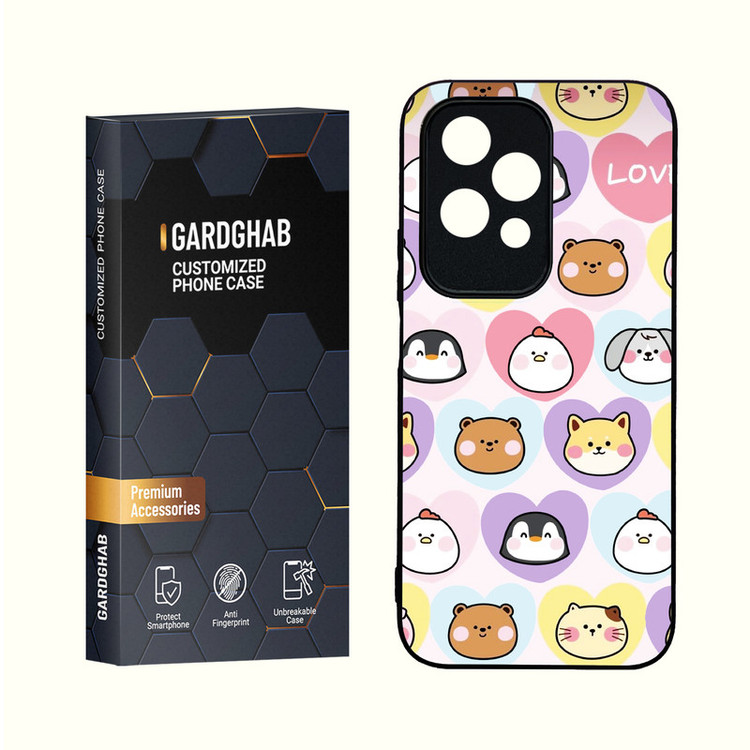 کاور گارد قاب مدل دور ژله ای گلس فانتزی مناسب برای گوشی انر Honor 200Lite 5G
