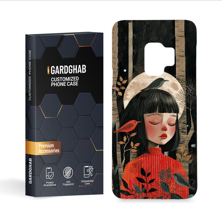 کاور گارد قاب مدل دخترانه مناسب برای گوشی موبایل سامسونگ Galaxy S9