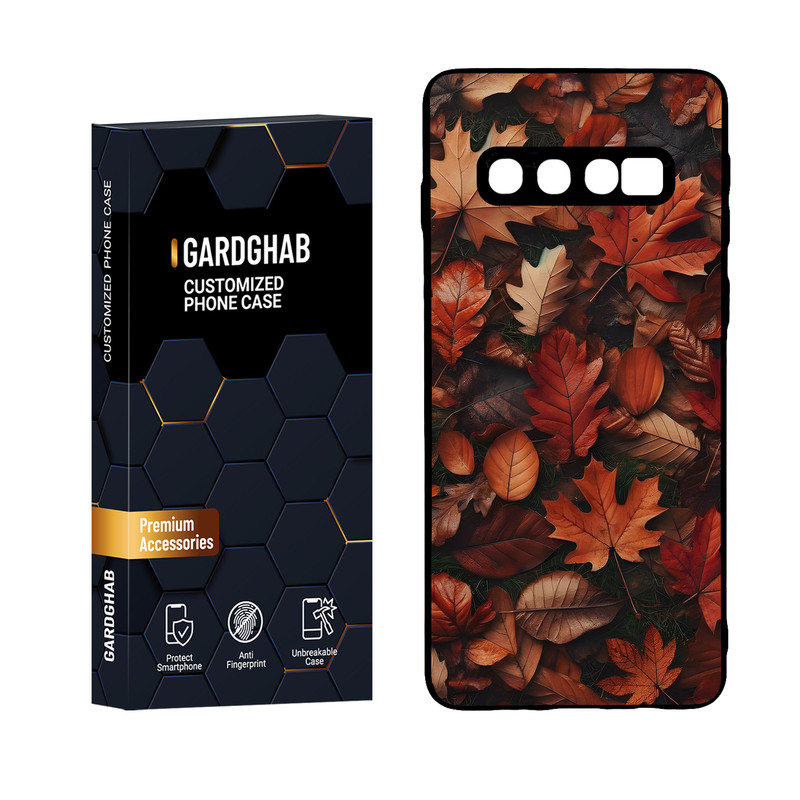 کاور گارد قاب مدل پشت گلس برگ مناسب برای گوشی موبایل سامسونگ Galaxy S10