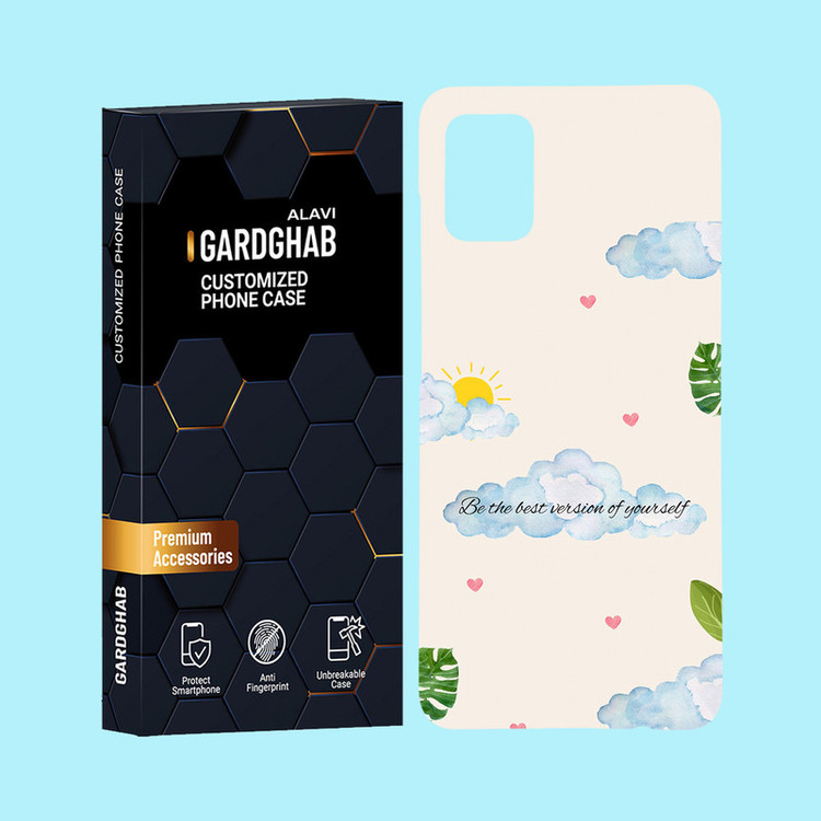 کاور گارد قاب علوی مدل متن مناسب برای گوشی موبایل سامسونگ Galaxy A31