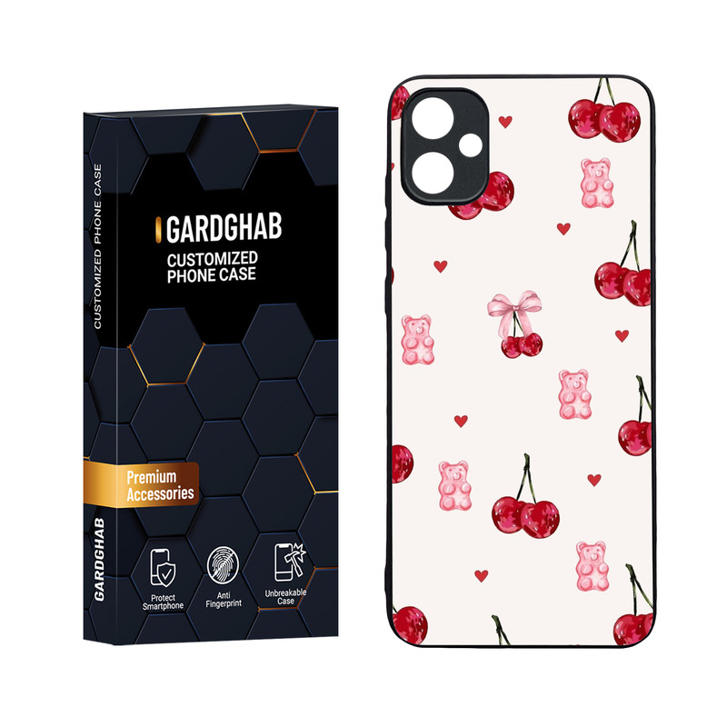 کاور گارد قاب مدل دورژله ای پشت گلس دخترانه مناسب برای گوشی موبایل سامسونگ Galaxy A05