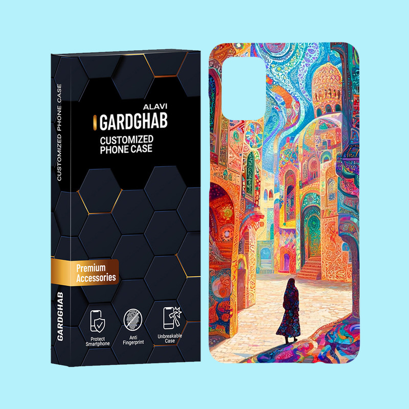 کاور گارد قاب علوی مدل هنری مناسب برای گوشی موبایل سامسونگ Galaxy A31