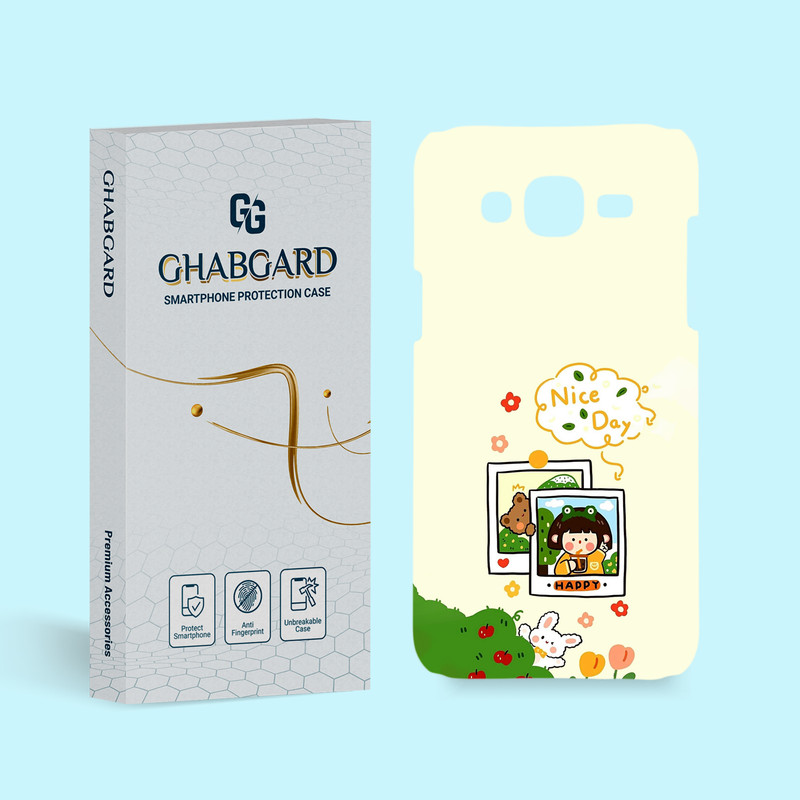 کاور قاب گارد مدل دخترانه مناسب برای گوشی موبایل سامسونگ Galaxy J5 2015 / J500