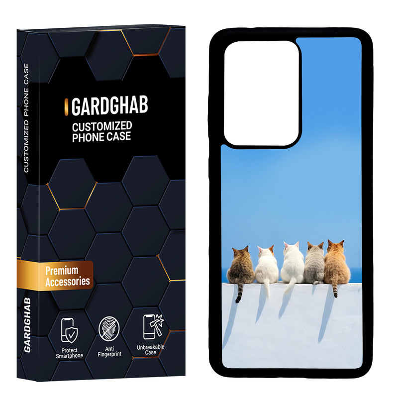 کاور گارد قاب مدل پشت گلس هنری مناسب برای گوشی موبایل سامسونگ  Galaxy S20 Ultra