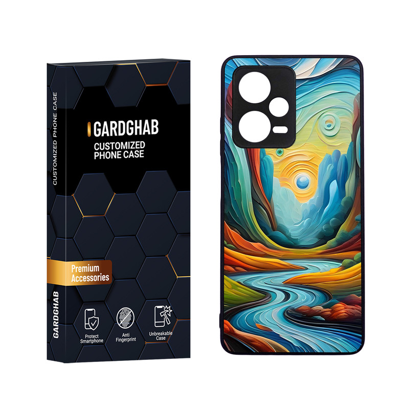 کاور گارد قاب مدل هنری مناسب برای گوشی موبایل شیائومی Redmi Note 12 Pro Plus 5G