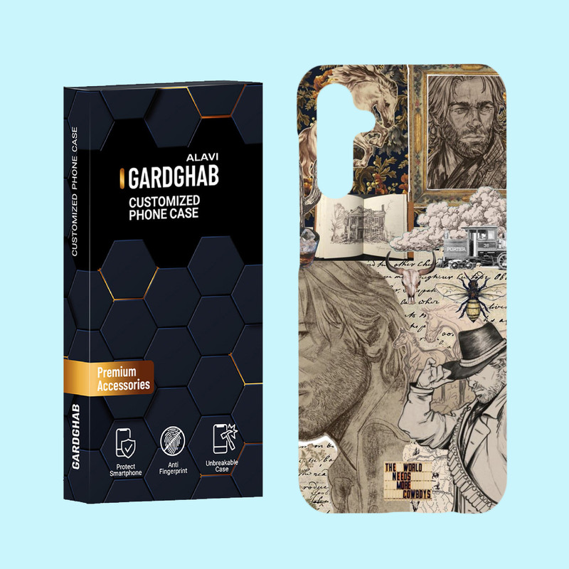 کاور گارد قاب علوی مدل هنری مناسب برای گوشی موبایل سامسونگ Galaxy M14 5G
