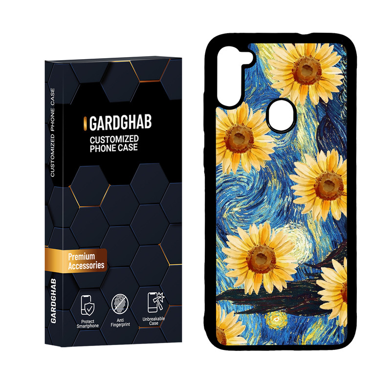 کاور گارد قاب مدل دور ژله ای هنری مناسب برای گوشی موبایل سامسونگ Galaxy A11 / M11